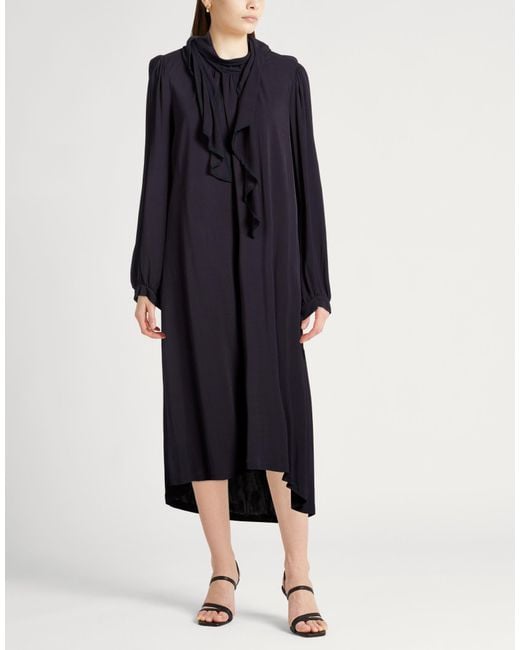 Dorothee Schumacher Blue Midi Dress Viscose