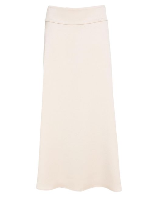 Xandres Natural Midi Skirt Recycled Polyester, Polyester