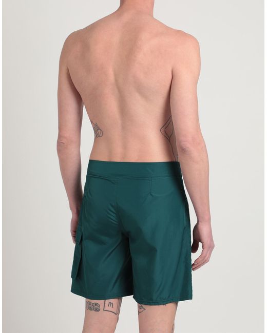 Dior Green Swim Trunks for men