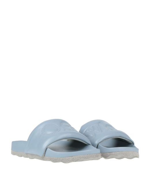 Off-White c/o Virgil Abloh Blue Sandals Leather for men