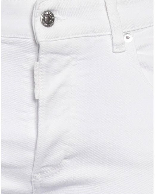 Pantalon en jean DSquared² en coloris White