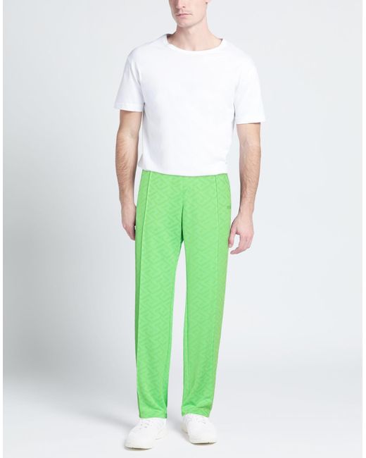 Pantalone di Versace in Green da Uomo