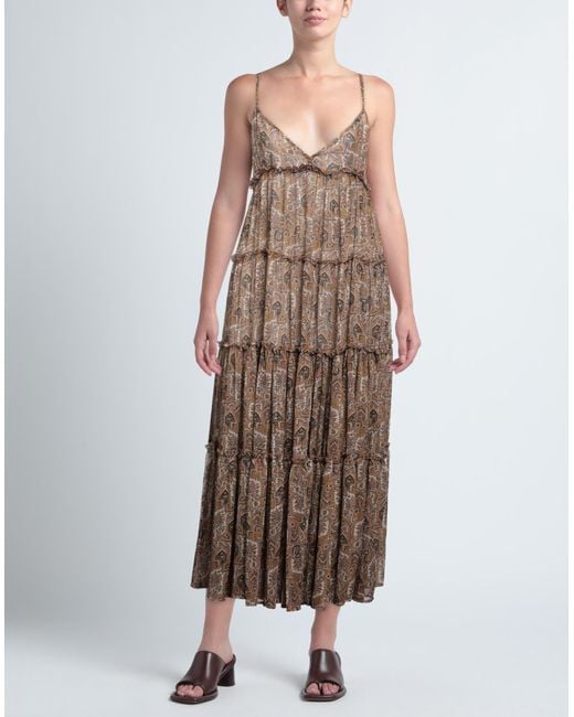 Gaelle Paris Brown Maxi Dress