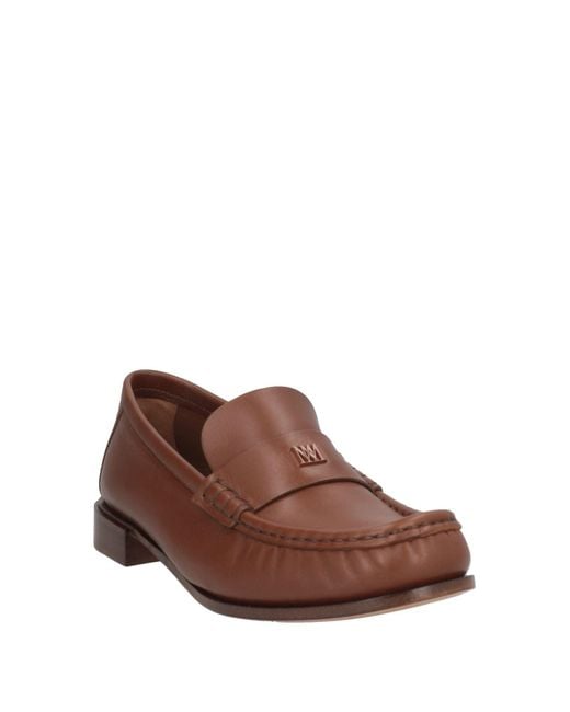 Max Mara Brown Mokassin