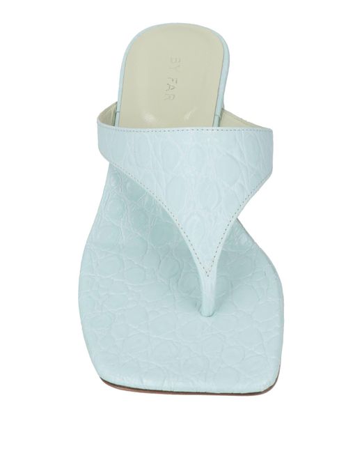 By Far White Thong Sandal