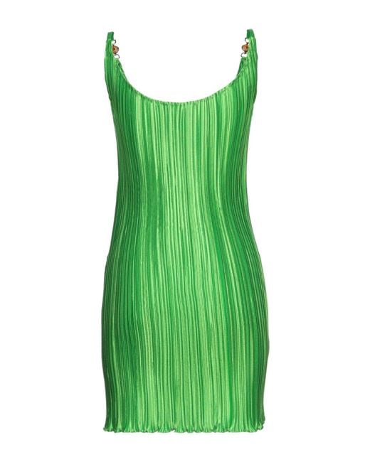 Versace Green Mini Dress Polyester