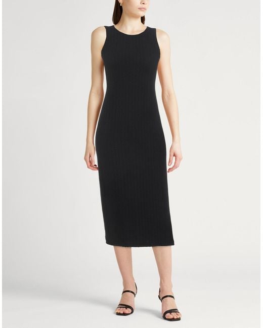 Emporio Armani Black Midi Dress