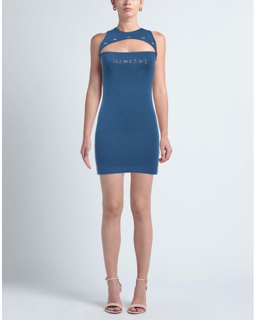 Mangano Blue Mini Dress