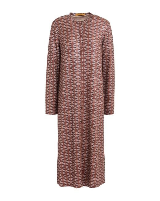Siyu Brown Midi Dress