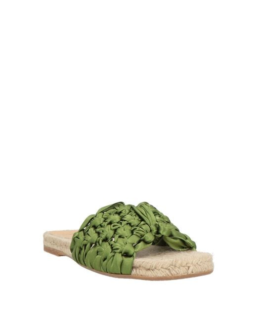 Castaner Green Espadrilles