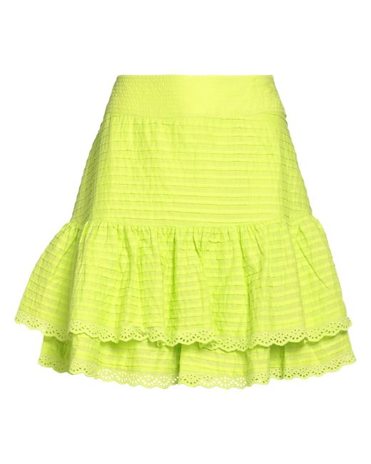 Farm Rio Yellow Mini Skirts