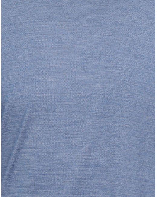 Zegna T-shirts in Blue für Herren