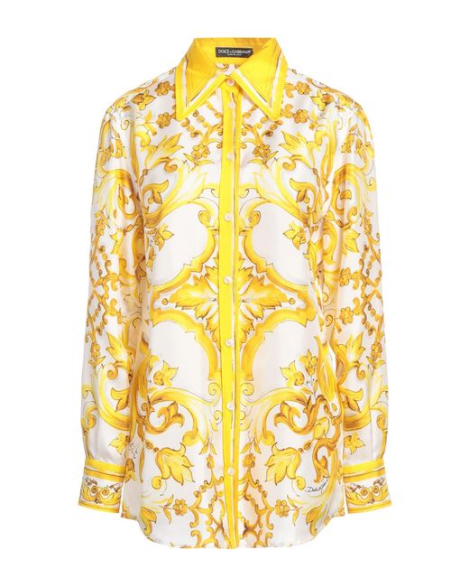 Dolce & Gabbana Yellow Shirts