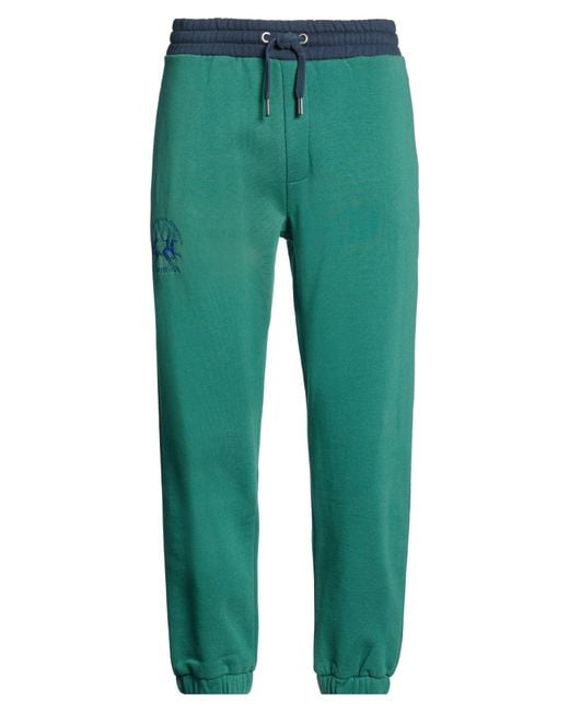 La Martina Green Trouser for men