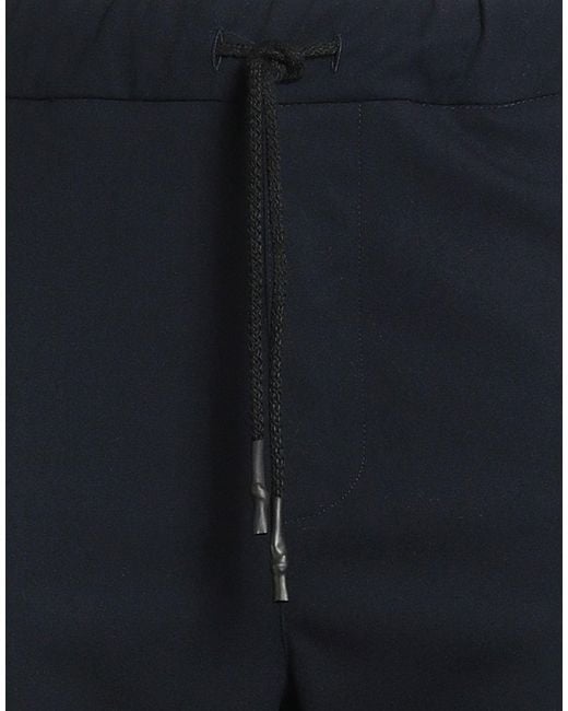 Alpha Studio Blue Pants Polyester, Viscose, Elastane for men