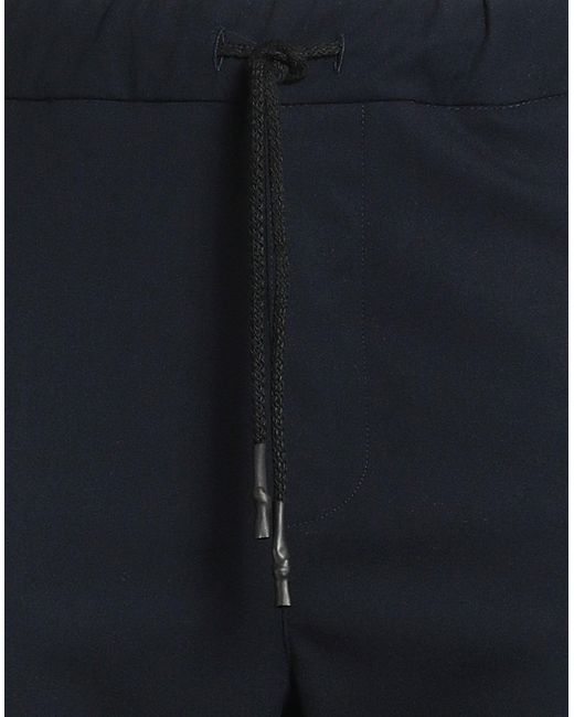 Alpha Studio Blue Pants Polyester, Viscose, Elastane for men