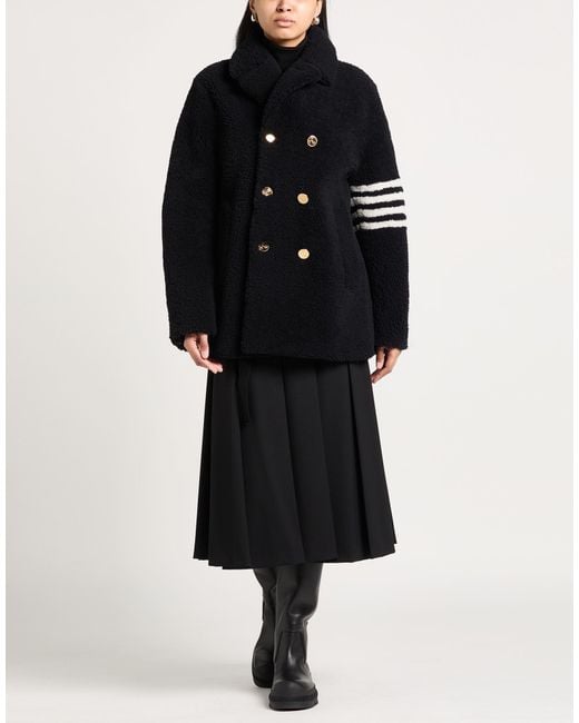 Thom Browne Black Shearling & Teddy