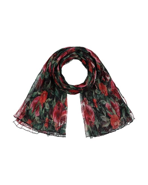 Dolce & Gabbana Tulle Scarf in Red | Lyst