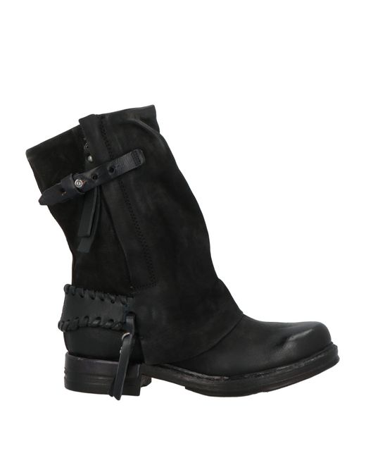 A.s.98 Black Ankle Boots