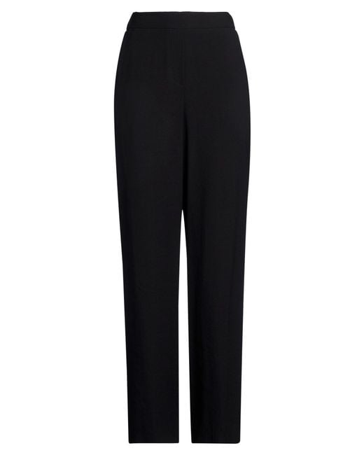 RUE DU BAC Black Pants Cotton, Viscose