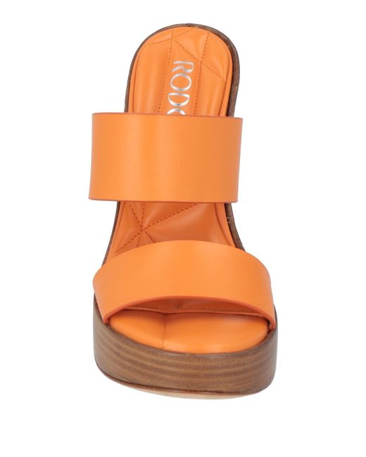 Rodo Brown Sandals Leather