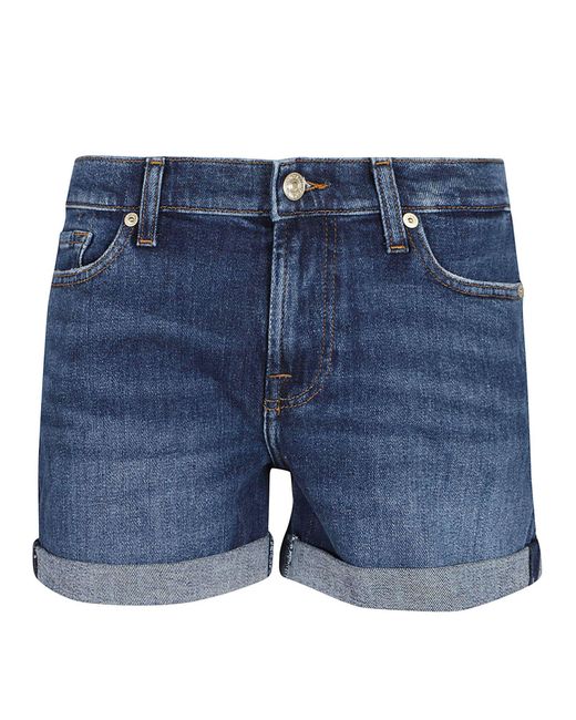 7 For All Mankind Blue Jeansshorts