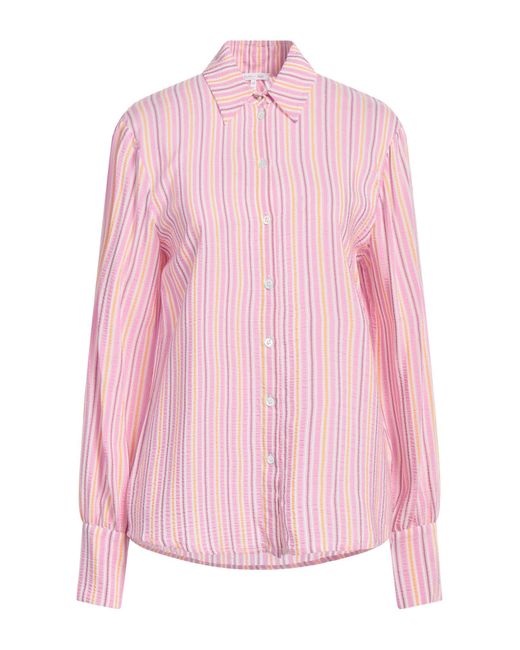 Patrizia Pepe Pink Shirt Viscose, Polyester, Silk