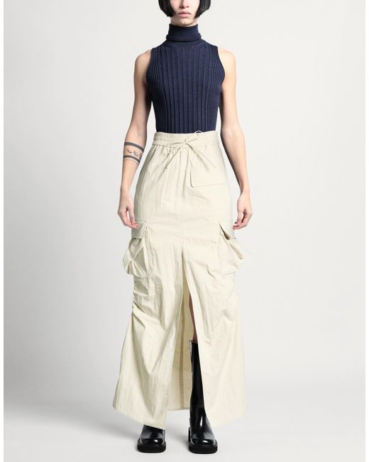 Isabelle Blanche Natural Maxi Skirt