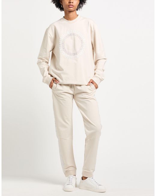 Bikkembergs White Tracksuit Cotton, Elastane for men