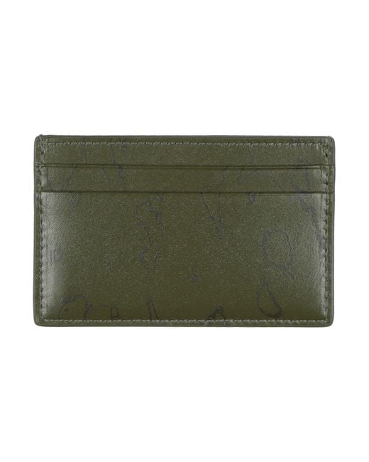 McQueen Green Cardholders for men