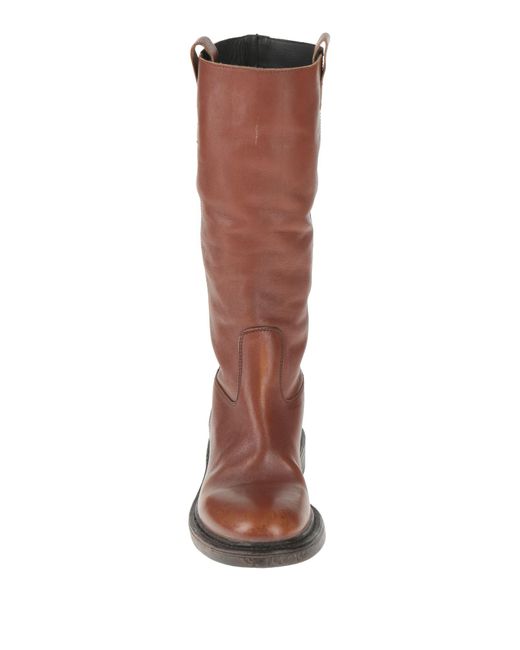 Moma Brown Boot Leather
