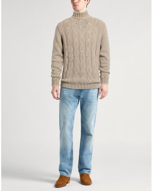 Fedeli Rollkragenpullover in White für Herren