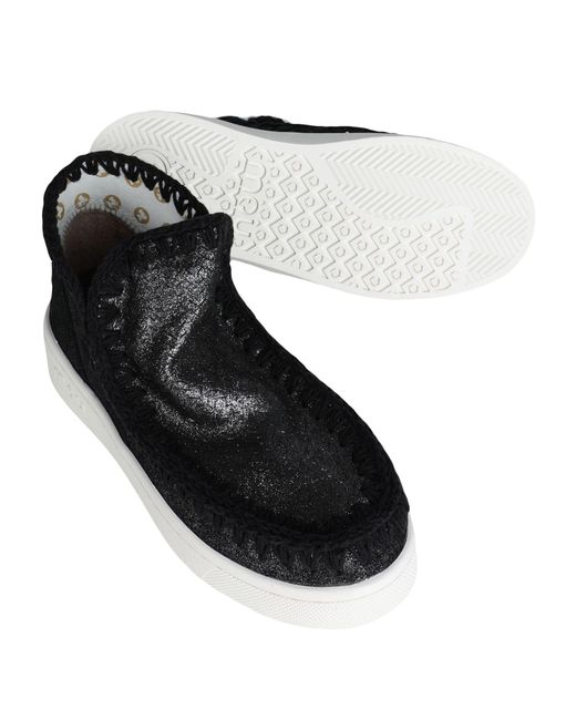Mou Black Ankle Boots