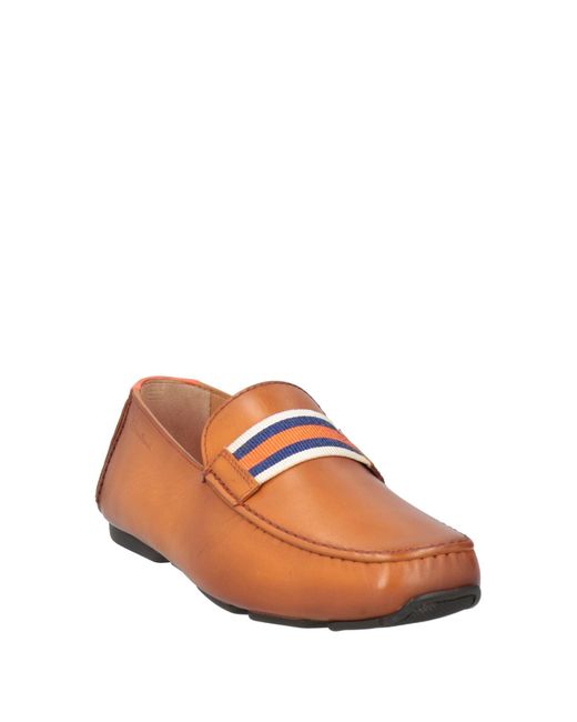 Santoni Orange Loafer for men