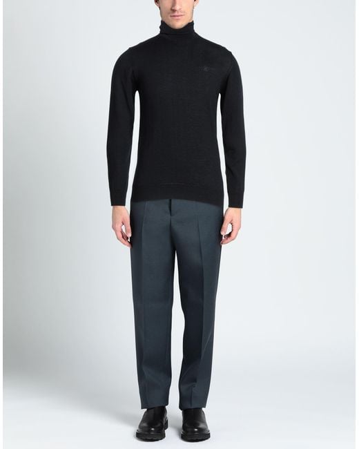 Roberto Cavalli Black Turtleneck for men