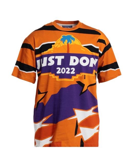 Just Don Orange T-shirt for men