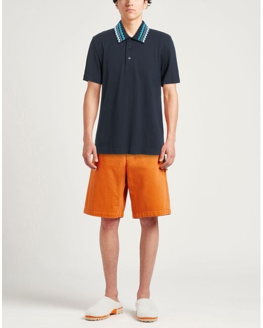 Polo Missoni de hombre de color Blue