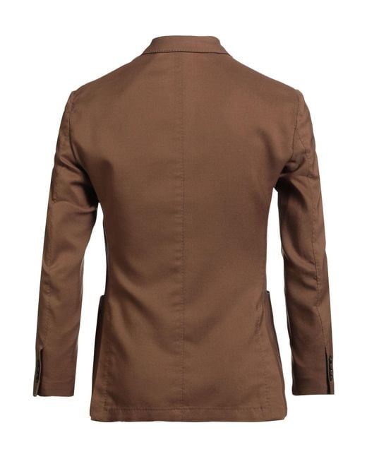 Lardini Brown Blazer Wool for men