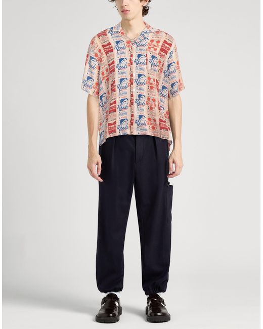 Camisa Rhude de hombre de color White