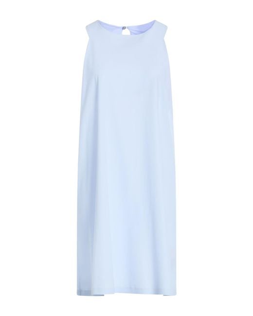 Rrd Blue Mini Dress Polyamide, Elastane