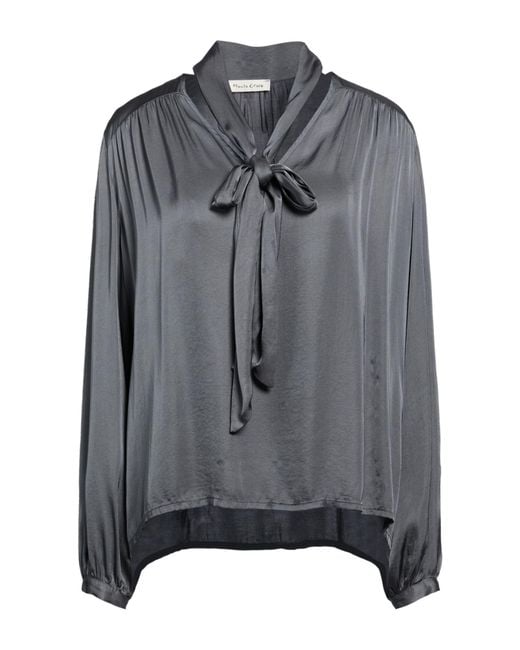 Manila Grace Gray Top Viscose