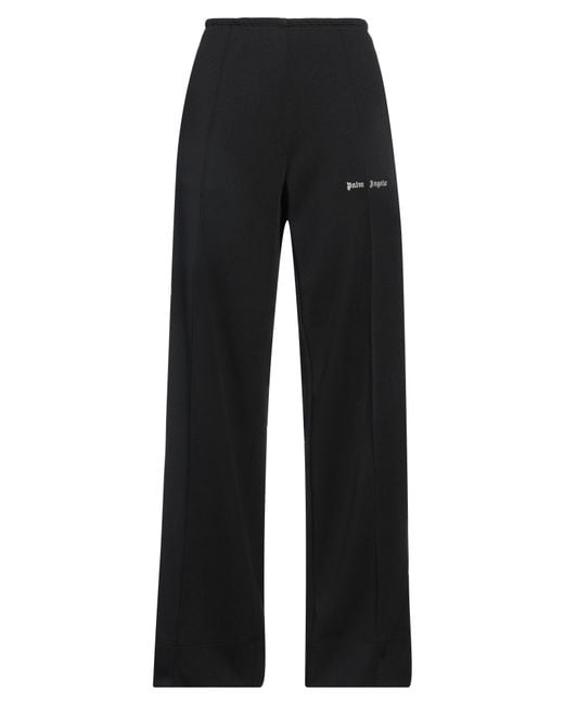 Palm Angels Black Pants Polyester