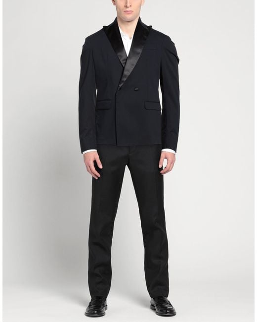 MARSĒM Black Blazer Polyester, Viscose, Elastane for men