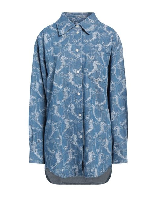 Camisa vaquera Samsøe & Samsøe de color Blue
