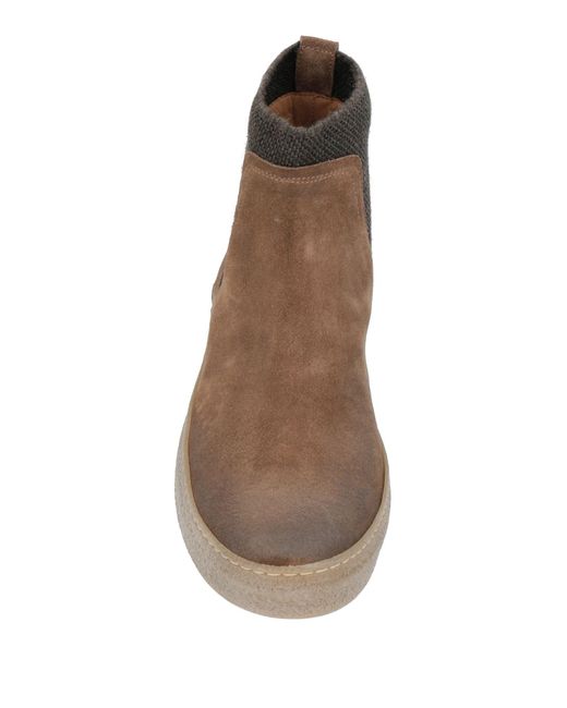 Fabiano Ricci Brown Ankle Boots for men