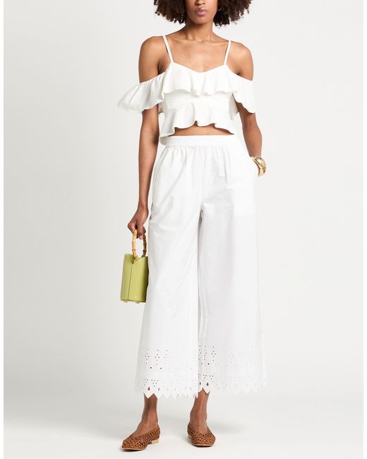 Karl Lagerfeld White Trouser