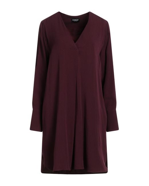 Dondup Purple Mini Dress