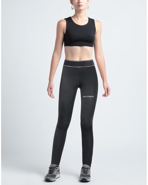 Palm Angels Black Leggings
