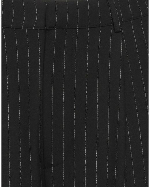 Oval Square Black Pants Polyester, Viscose, Elastane
