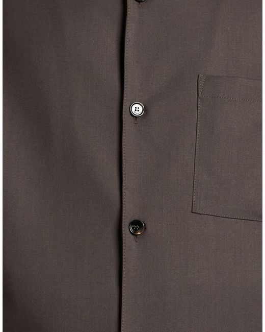 BE ABLE Gray Shirt Polyester, Virgin Wool, Elastane for men